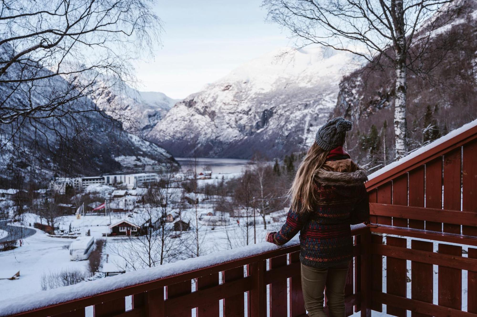 Vinje Camping Geiranger Exterior foto
